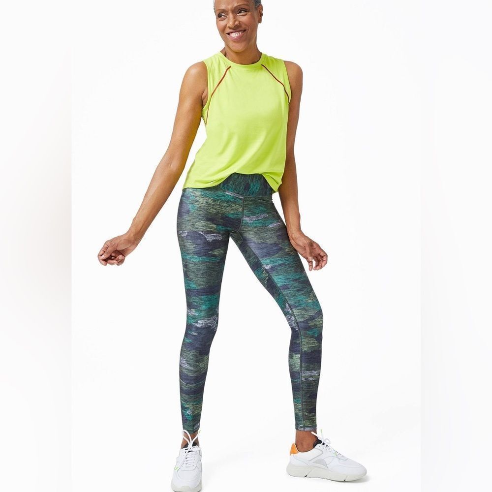 TEREZ HEATHER COMOFLAUGE LEGGINGS SIZE M